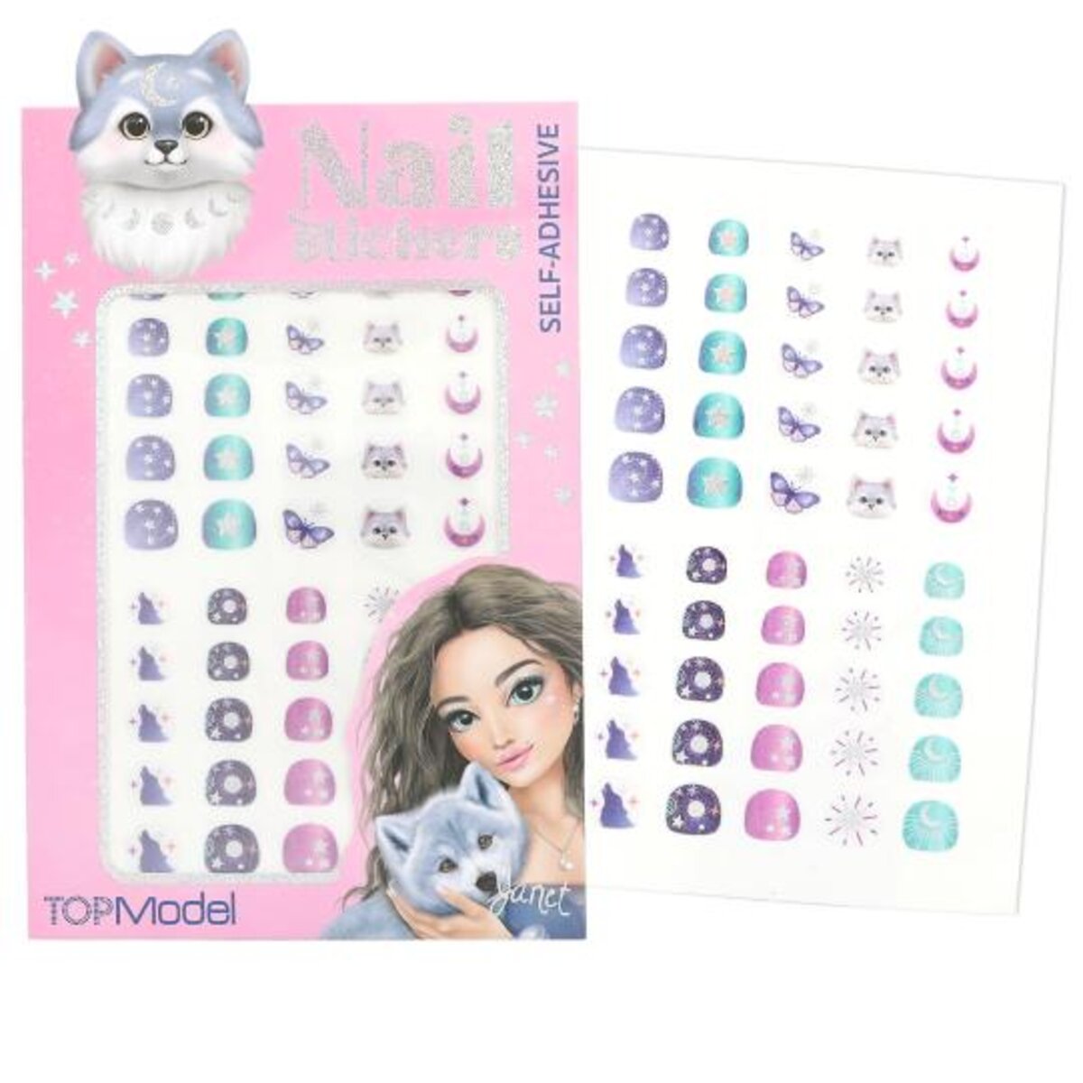 Depesche TOPModel Nagelsticker BEAUTY and ME, 4-fach sortiert