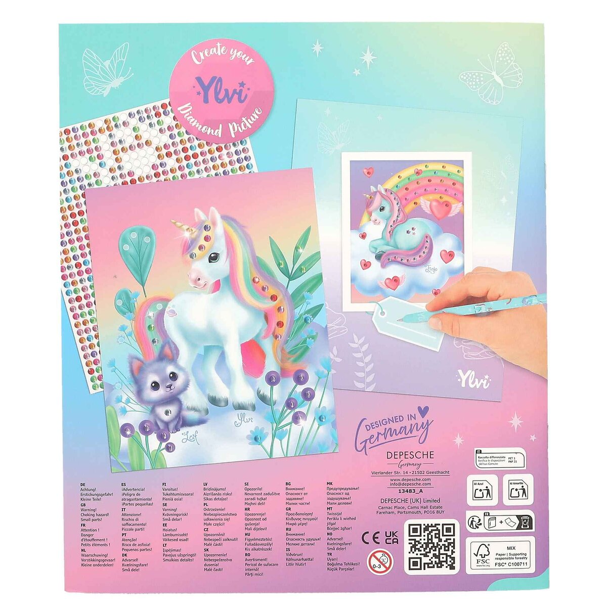 Depesche Ylvi Create your Diamond Picture Stickerbuch