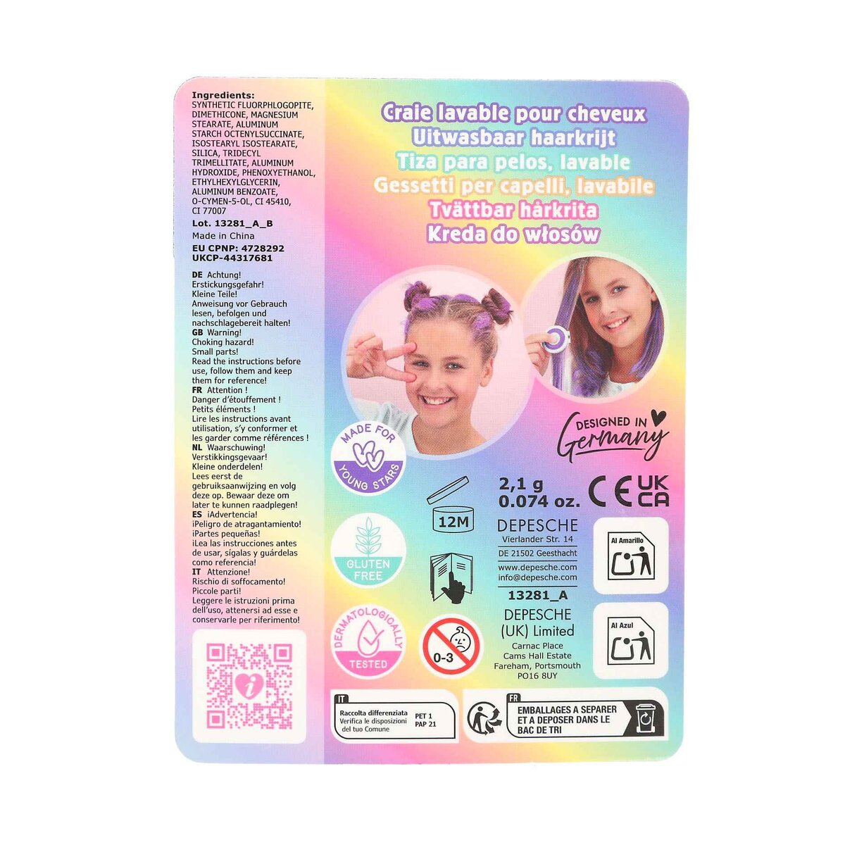 Depesche Ylvi Haarkreide, 1 Stück, 3-fach sortiert