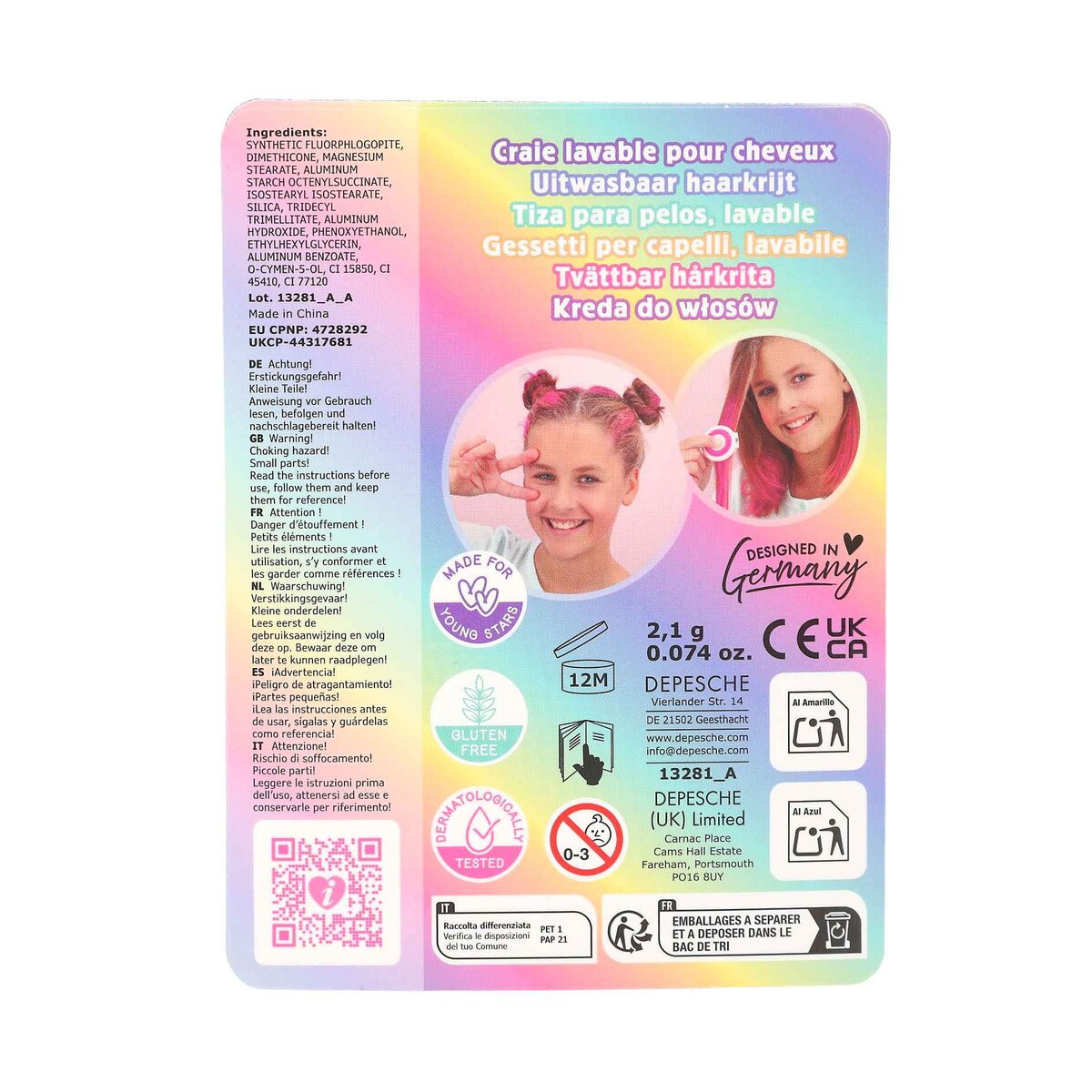 Depesche Ylvi Haarkreide, 1 Stück, 3-fach sortiert