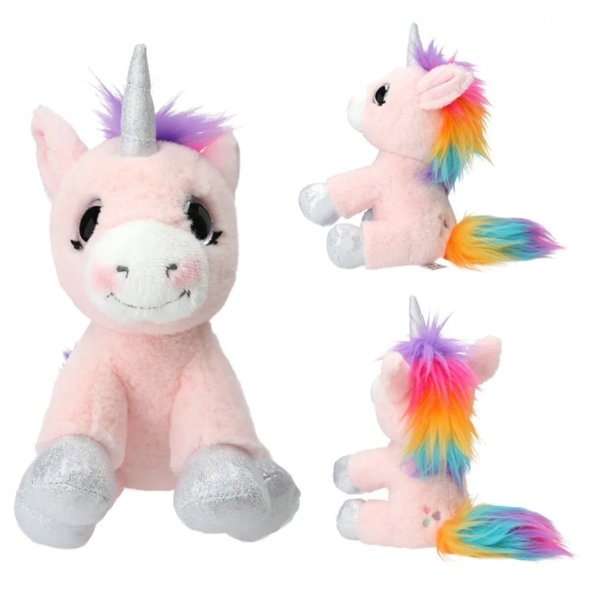 Depesche Ylvi Plüsch Einhorn rosa 21 cm