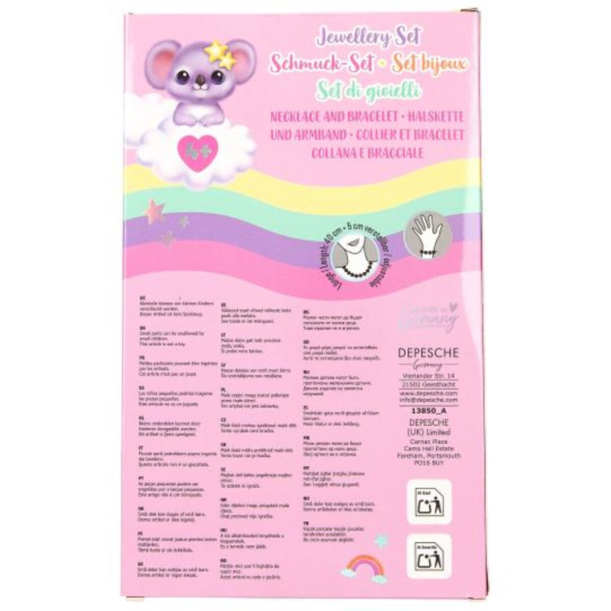 Depesche Ylvi Schmuckset Kette und Armband