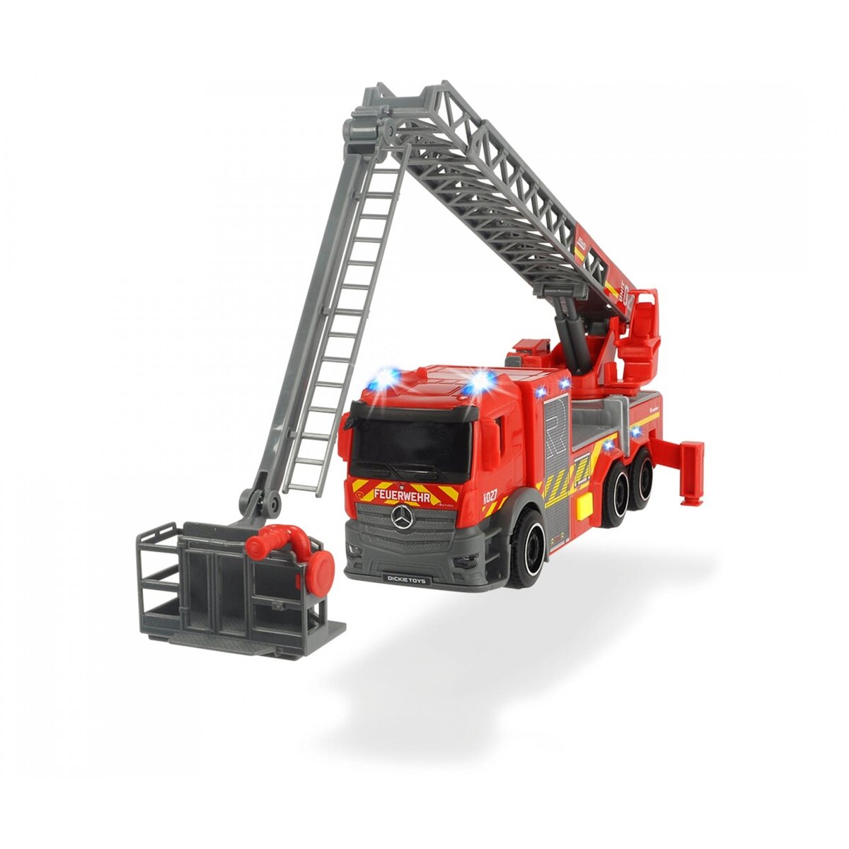 Dickie Toys City Fire Ladder Truck, 23 cm