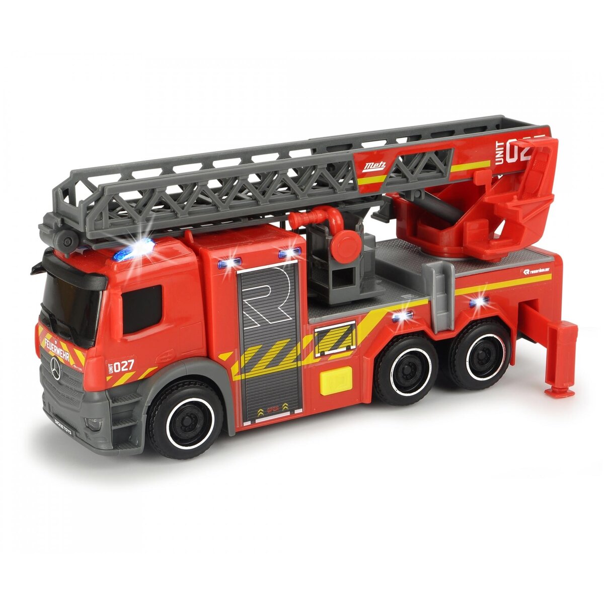Dickie Toys City Fire Ladder Truck, 23 cm