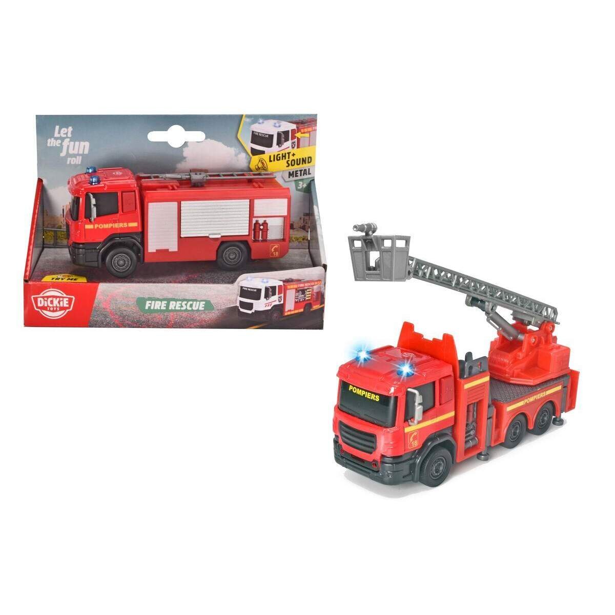 Dickie Toys Fire Rescue / Feuerwehrwagen, 1 Stück, 2-fach sortiert