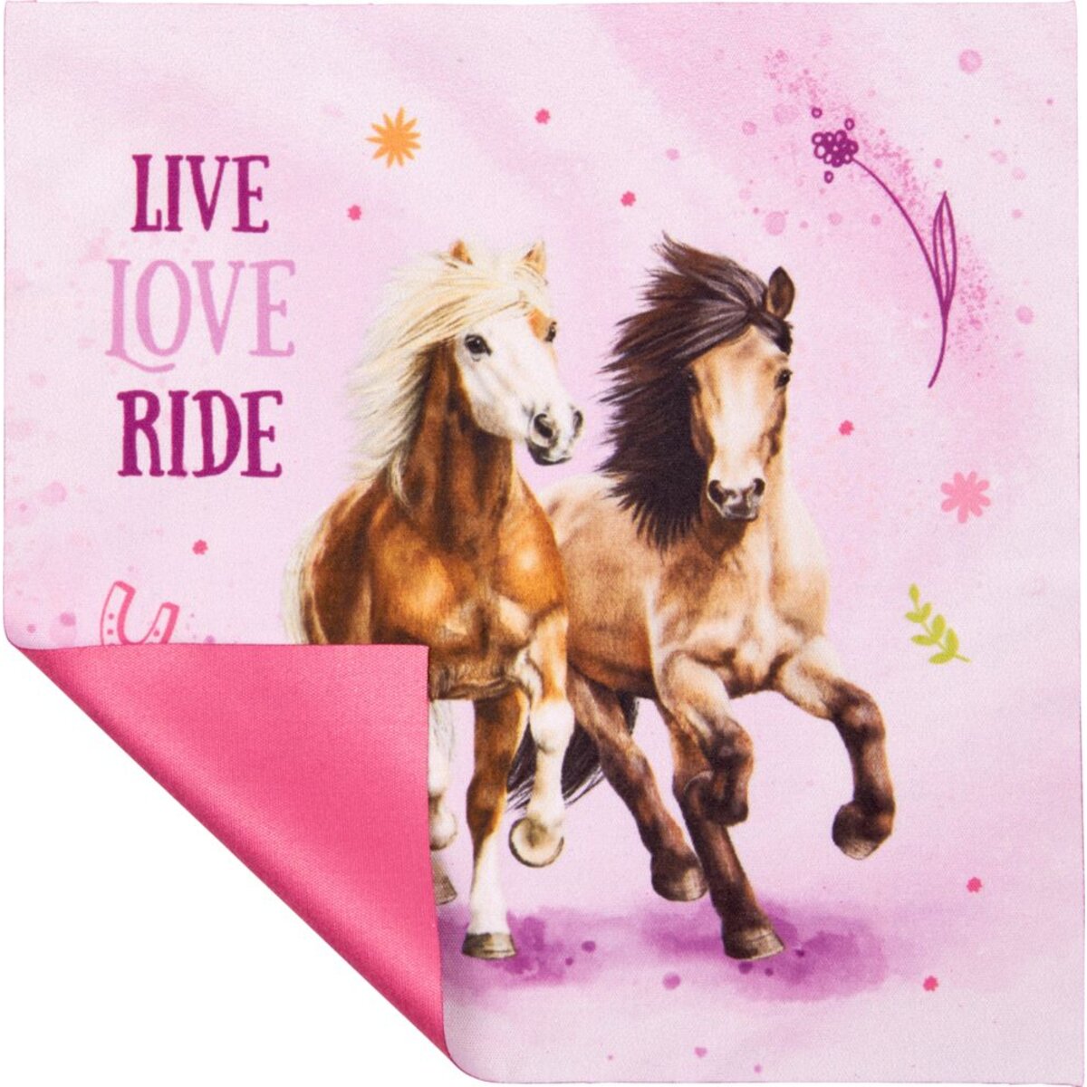 Die Spiegelburg Brillenetui mit Putztuch - Pferdefreunde