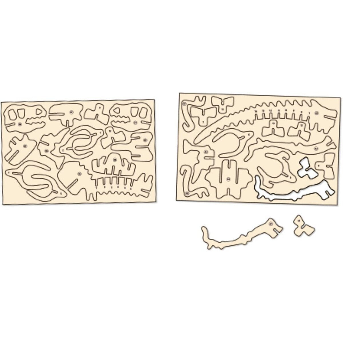 Die Spiegelburg Skelett-Bausatz Tyrannosaurus Rex - T-Rex World