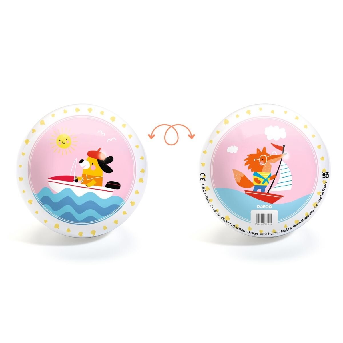 Djeco Spielball: Love Boat - 12 cm ø