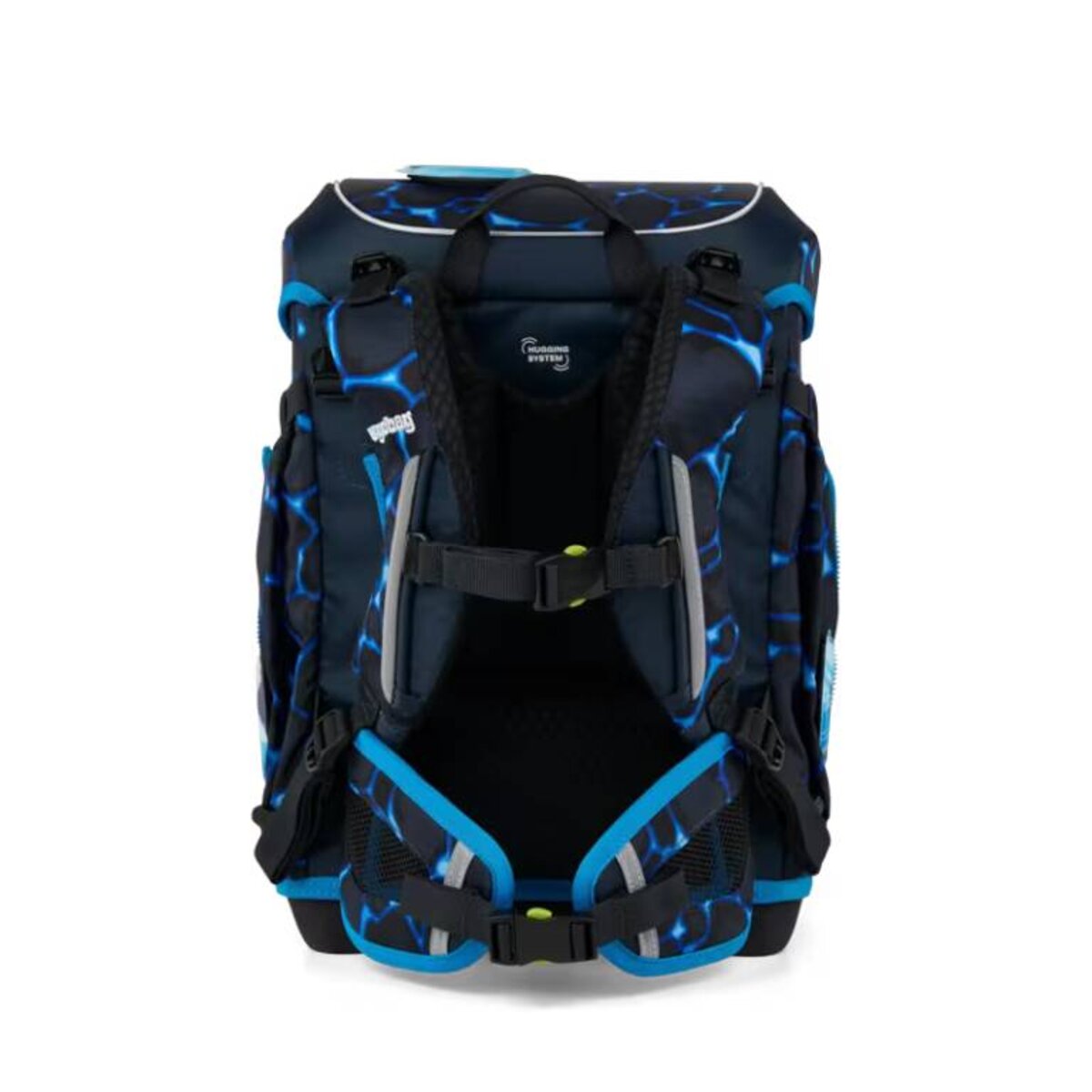 ergobag cubo light Schulranzen-Set Bärassic Garden Blau 5-teilig 19 Liter