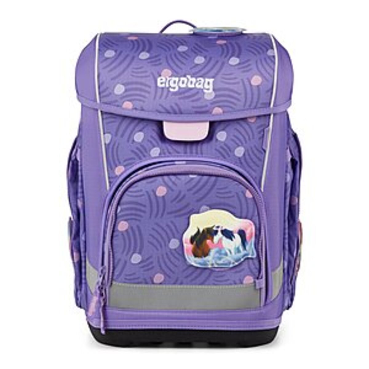 ergobag Cubo Light Schulrucksack-Set PonyBärparadies, 6-teilig