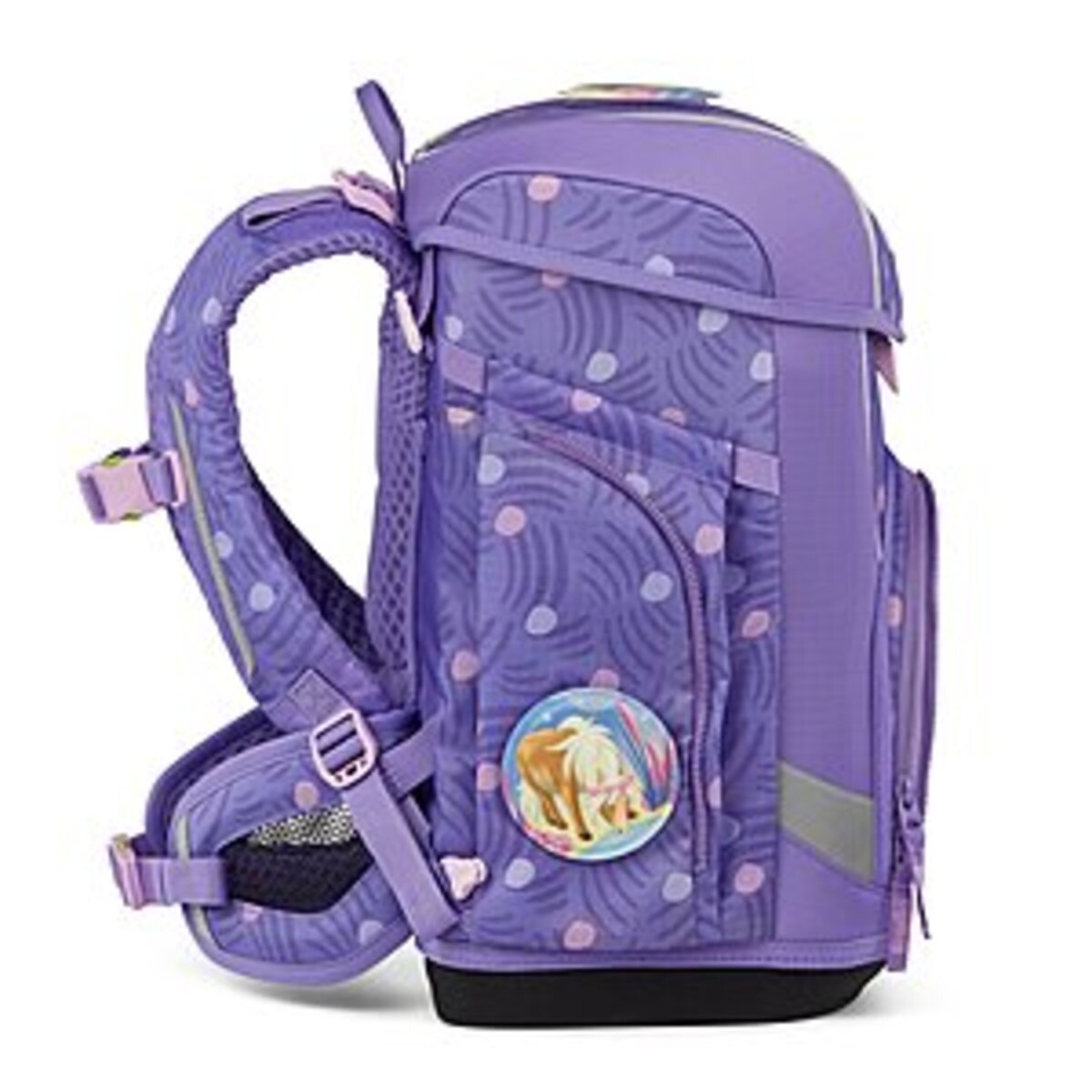 ergobag Cubo Light Schulrucksack-Set PonyBärparadies, 6-teilig