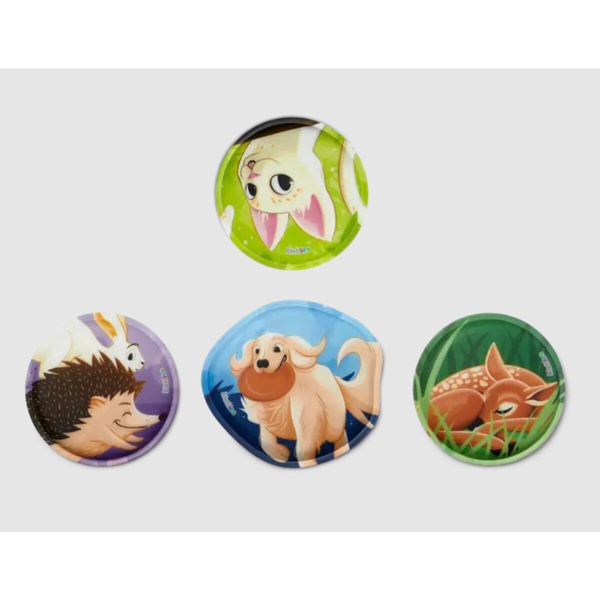 ergobag CUBO Schulrucksack-Set Flower PowBär, 5-teilig