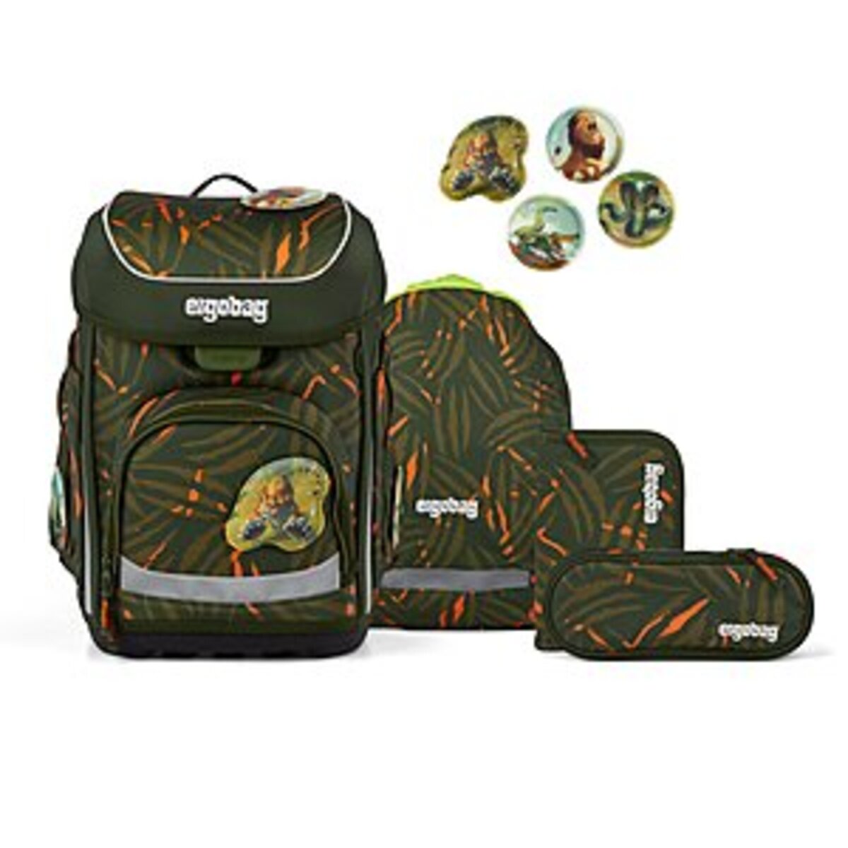 ergobag Pack Schulrucksack-Set ExBärdition, 6-teilig