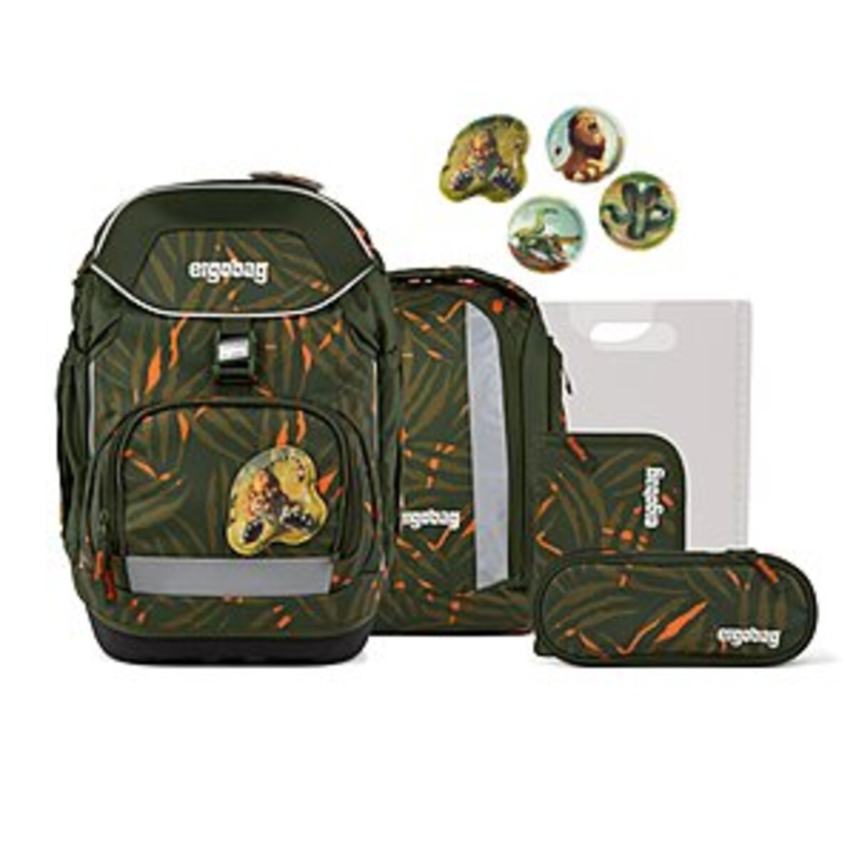 ergobag Pack Schulrucksack-Set ExBärdition, 6-teilig