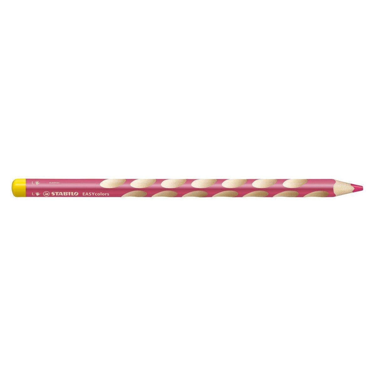 Ergonomischer Buntstift - STABILO EASYcolors - rosa - für Linkshänder