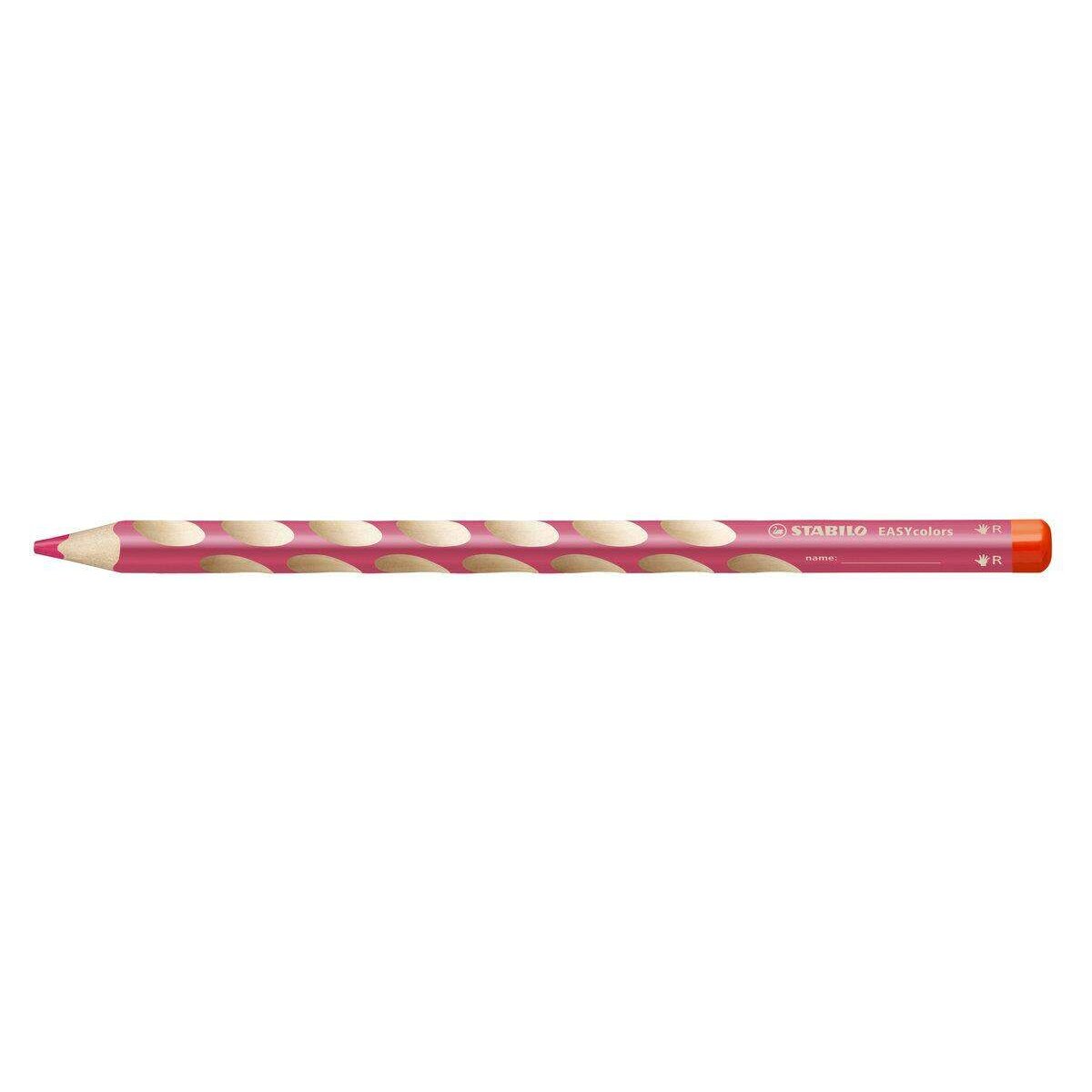Ergonomischer Buntstift - STABILO EASYcolors - rosa - für Rechtshänder