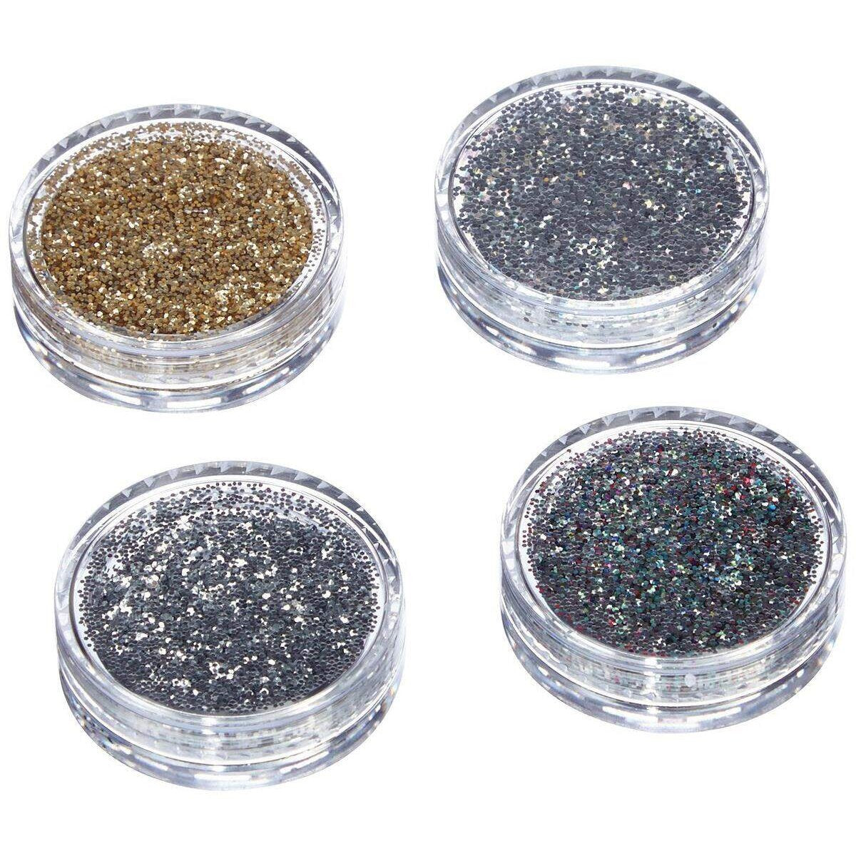 Eulenspiegel Profi Aqua Schminke Glitzer Set 1