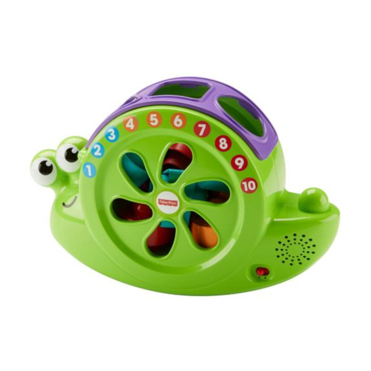 Fisher-Price Babys Musik Schnecke, Steckspielzeug, Stapelspiel