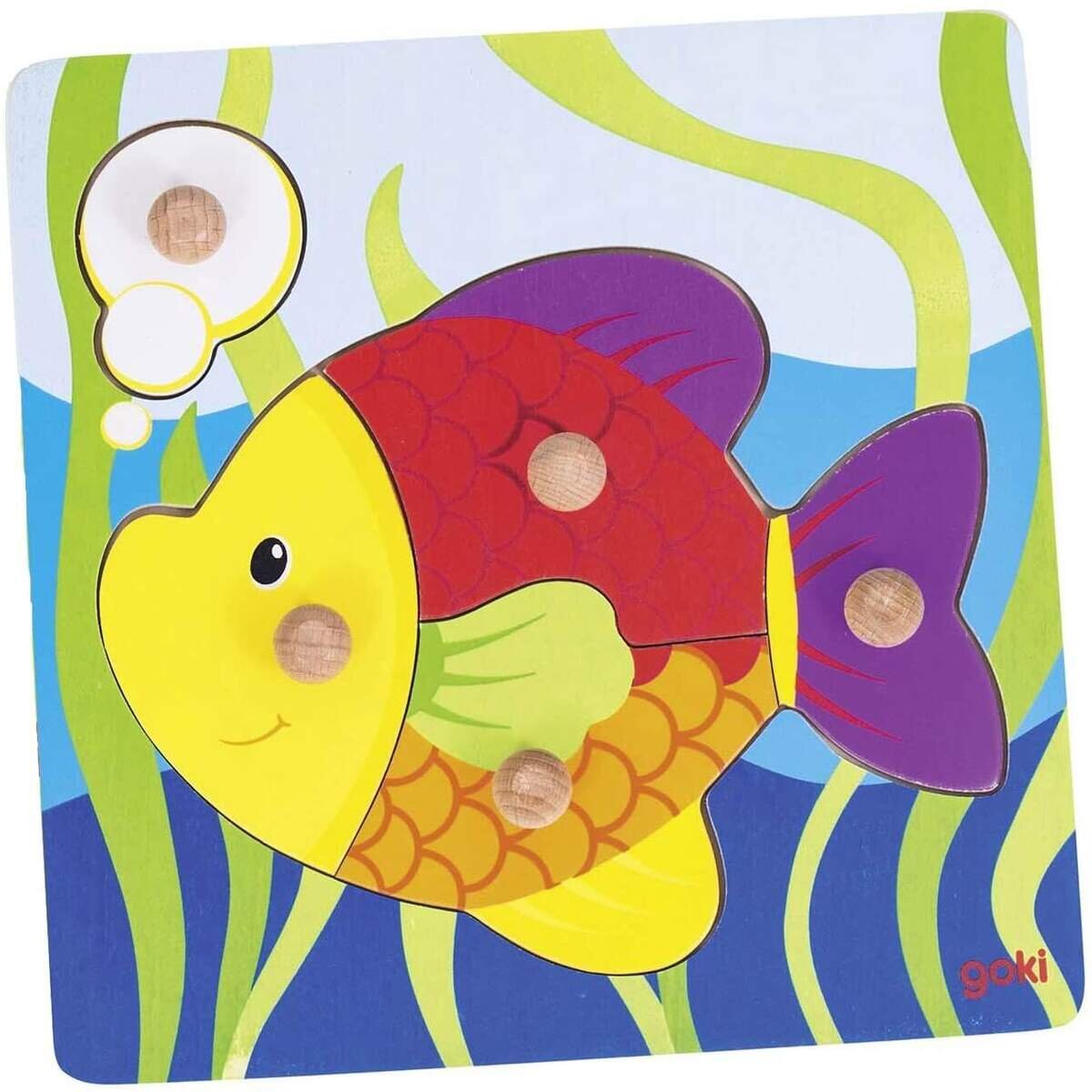 goki Powerdisplay, Lift-Out Puzzle, 1 Stück, 3-fach sortiert