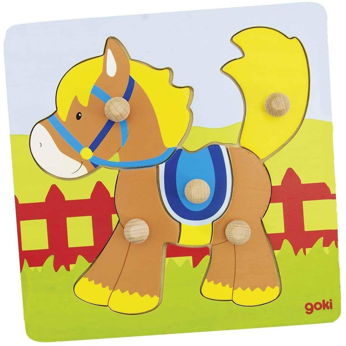 goki Powerdisplay, Lift-Out Puzzle, 1 Stück, 3-fach sortiert