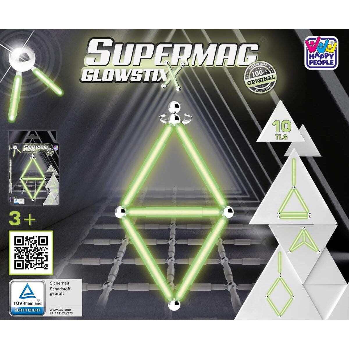 Happy People Supermag Glowstix, 10er