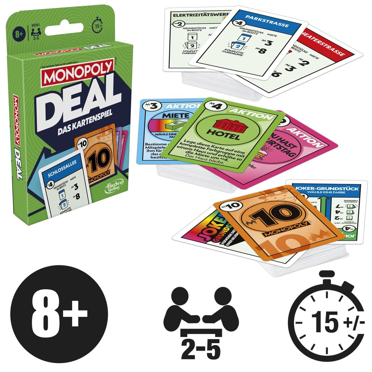Hasbro Monopoly Deal Kartenspiel