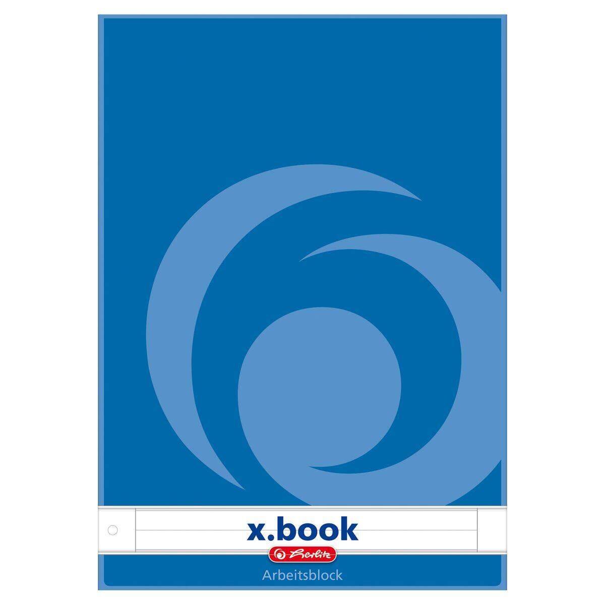 Herlitz Arbeitsblock A4 FSC-Mix 50 Blatt Liniert