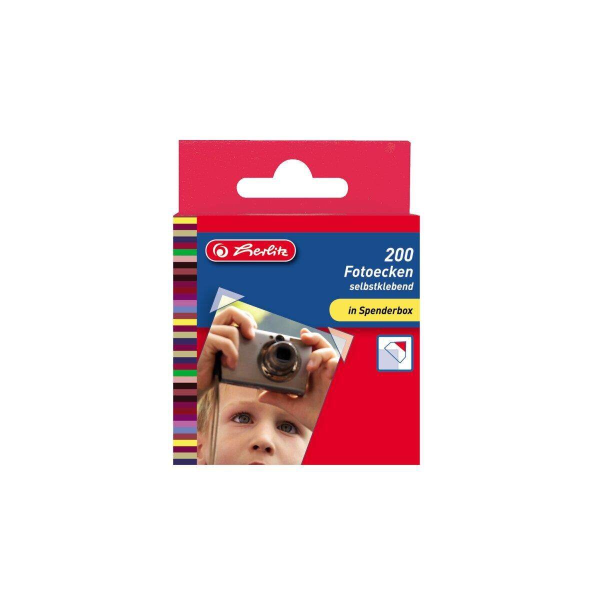 Herlitz Fotoecken 200er Spenderbox
