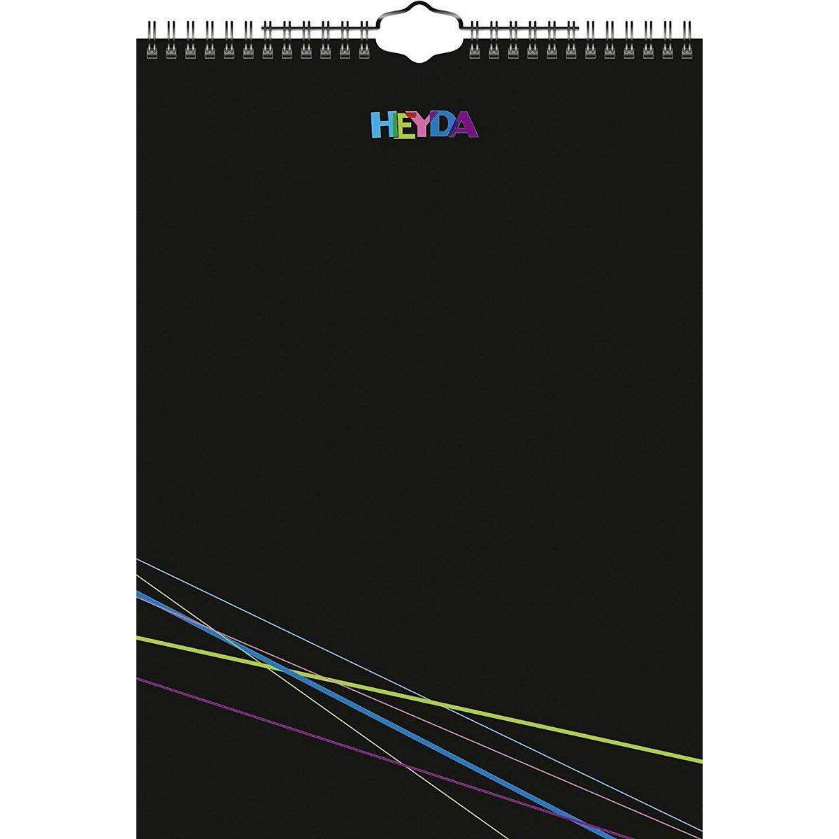 Heyda 2070470 Kreativkalender immerw A4 sw/sw