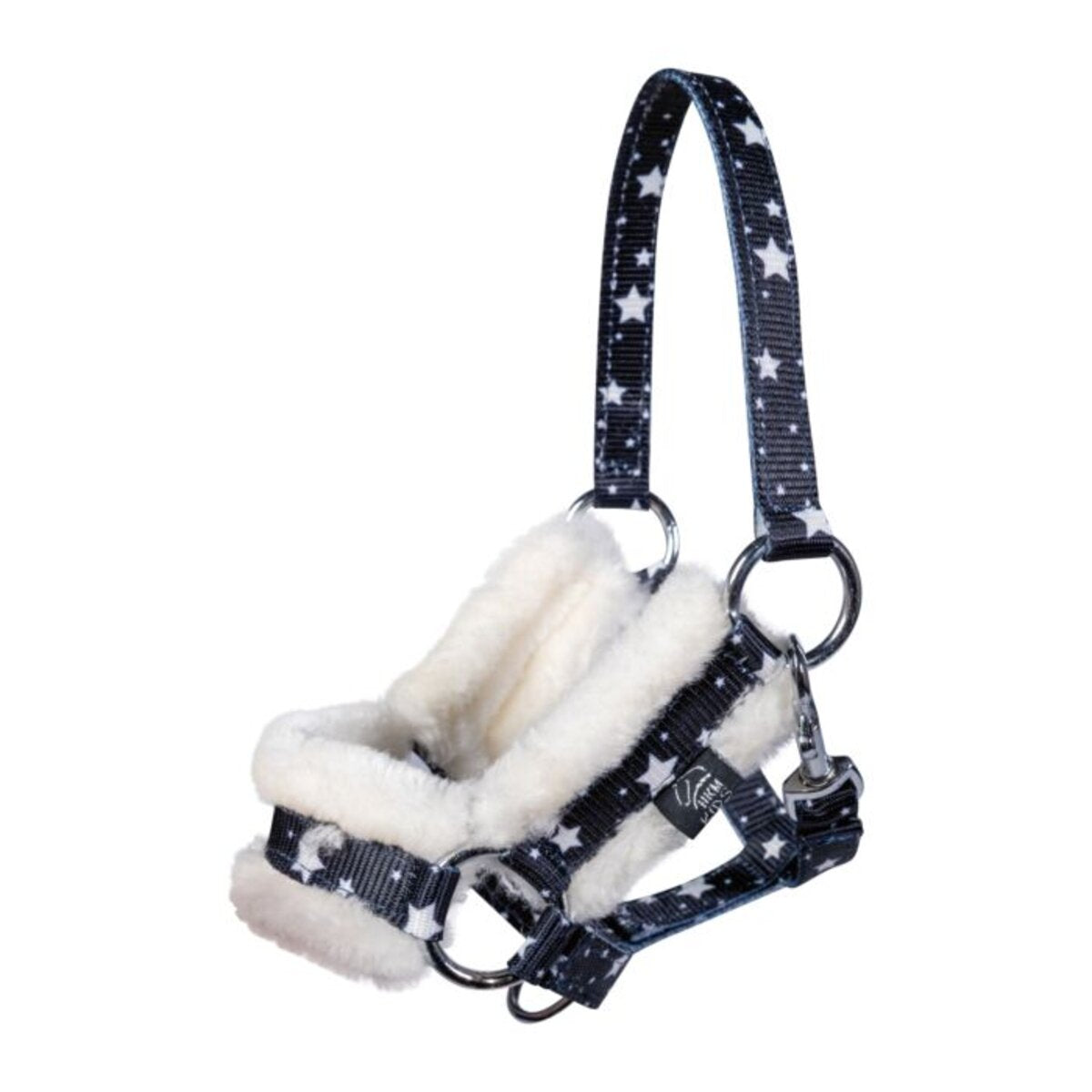 HKM Hobby Horsing Halfter und Strick navy mit Sternen