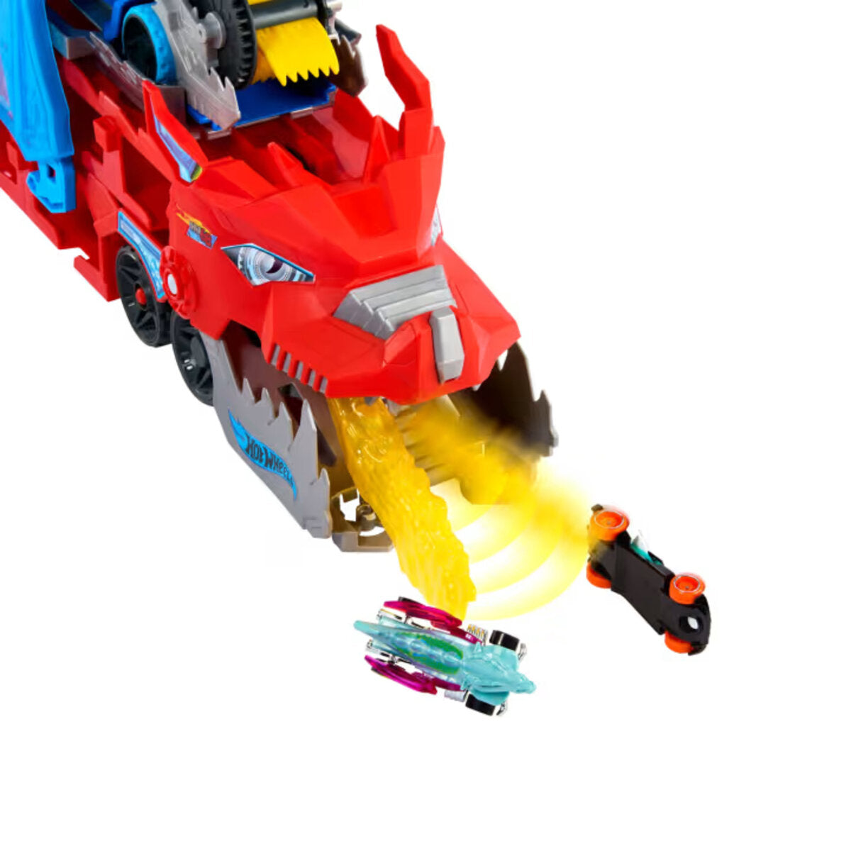 Hot Wheels City Ultimativer 2-in-1 Drachen Transporter