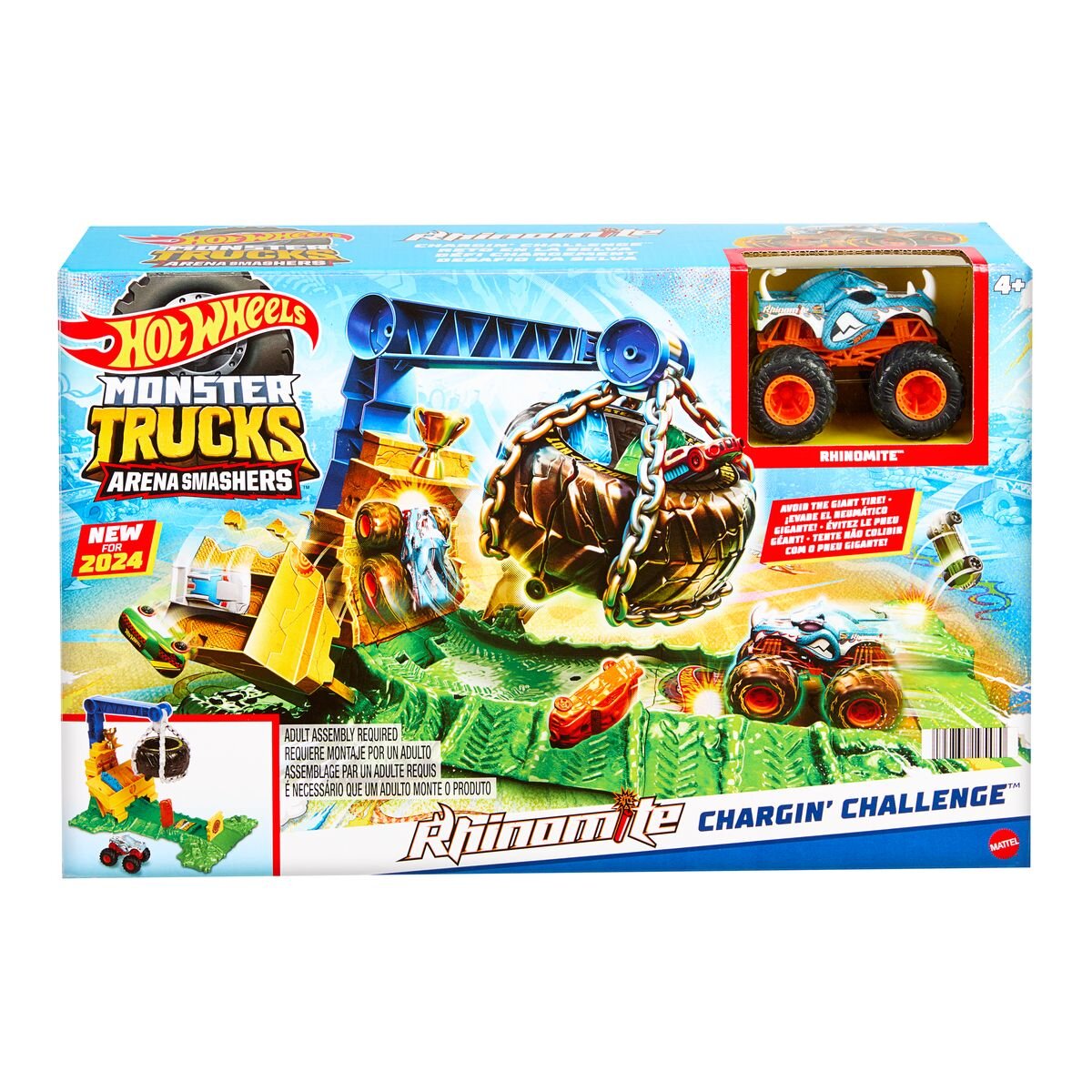 Hot Wheels Monster Trucks Arena Smashers: Rhinomite Chargin Challenge