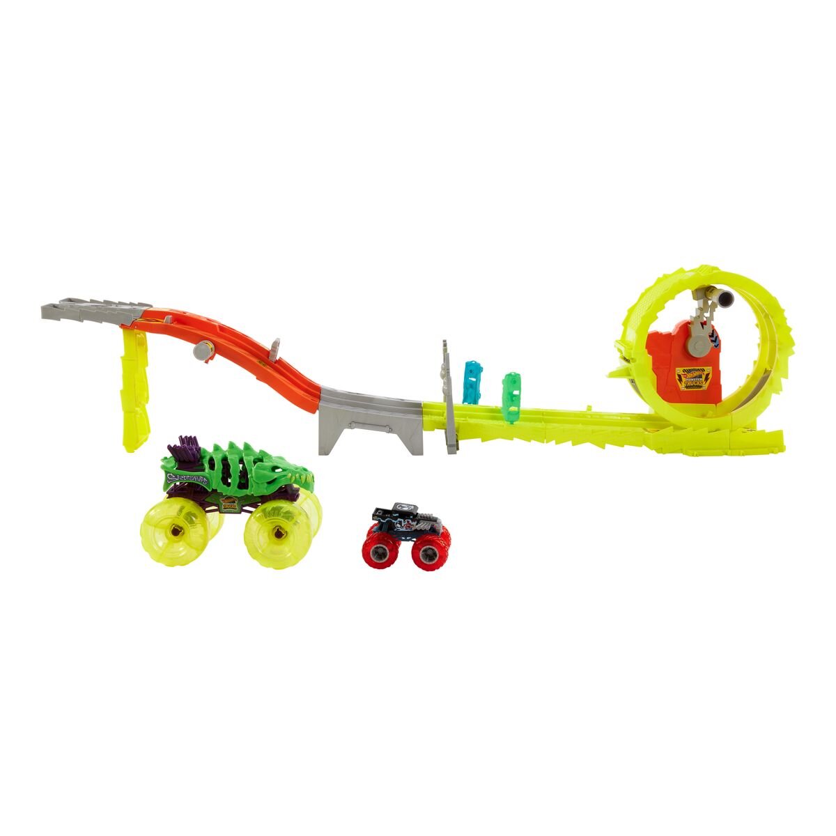 Hot Wheels Monster Trucks Power Verfolgungsjagd