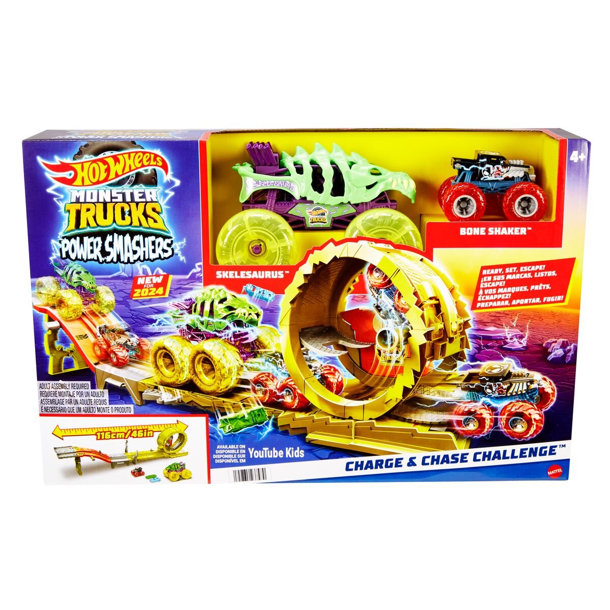 Hot Wheels Monster Trucks Power Verfolgungsjagd