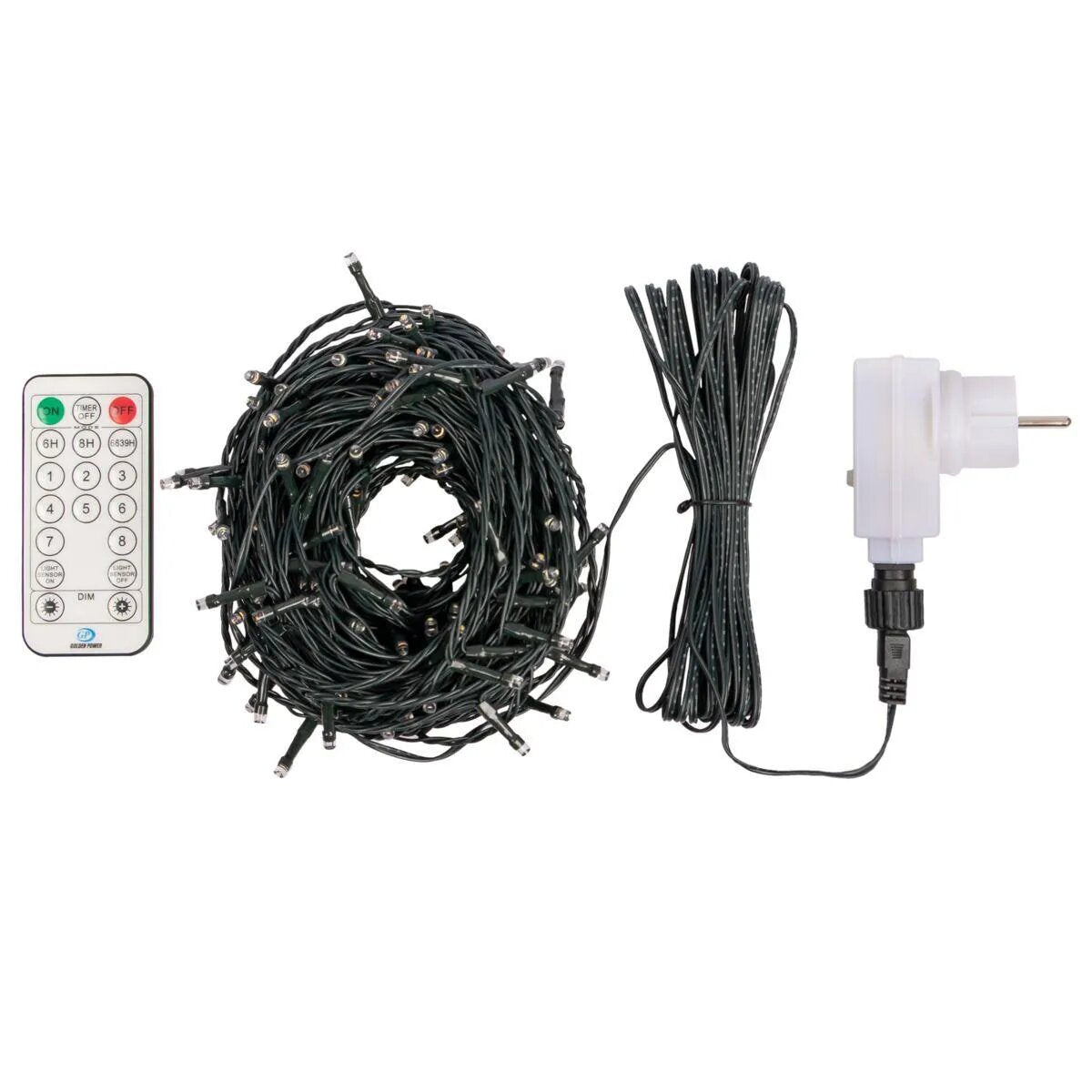 Idena Lichterkette NewTec 360 LED ww Lichtsensor