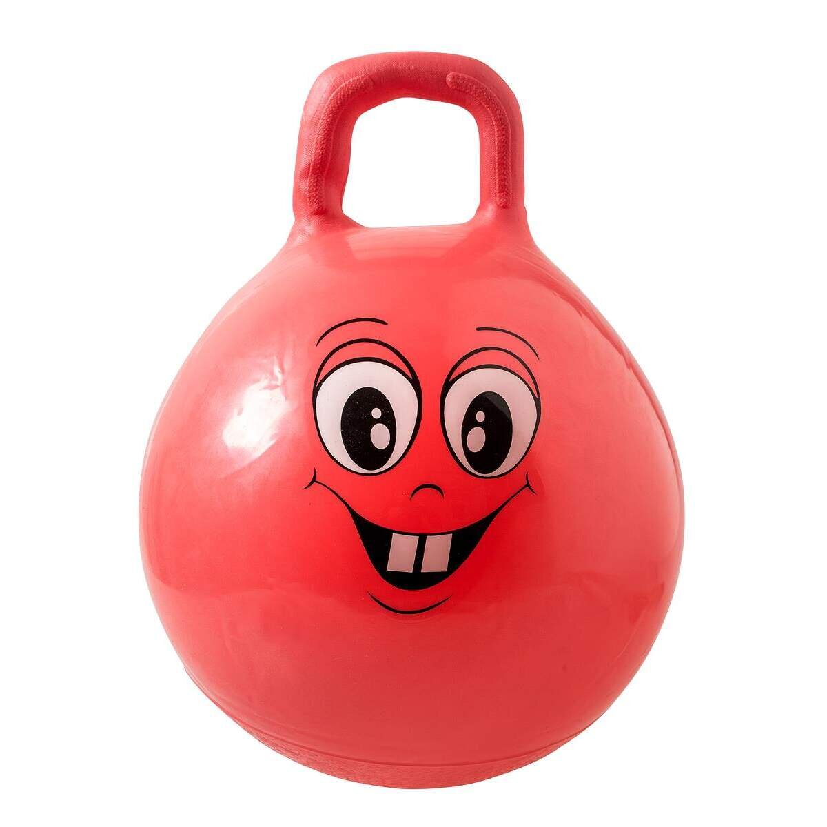 Idena Sprungball Happy Face, rot
