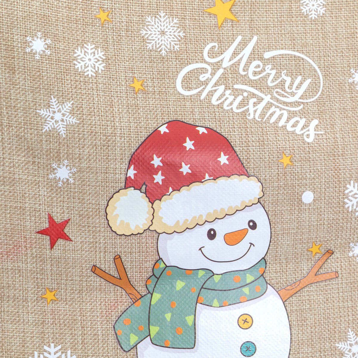 Idena Weihnachtsstrumpf Motiv Schneemann, ca. 31x46cm