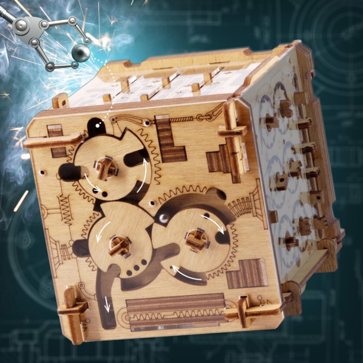 idventure Cluebox 3D Puzzles Escape Room in einer Box Cambridge Labyrinth