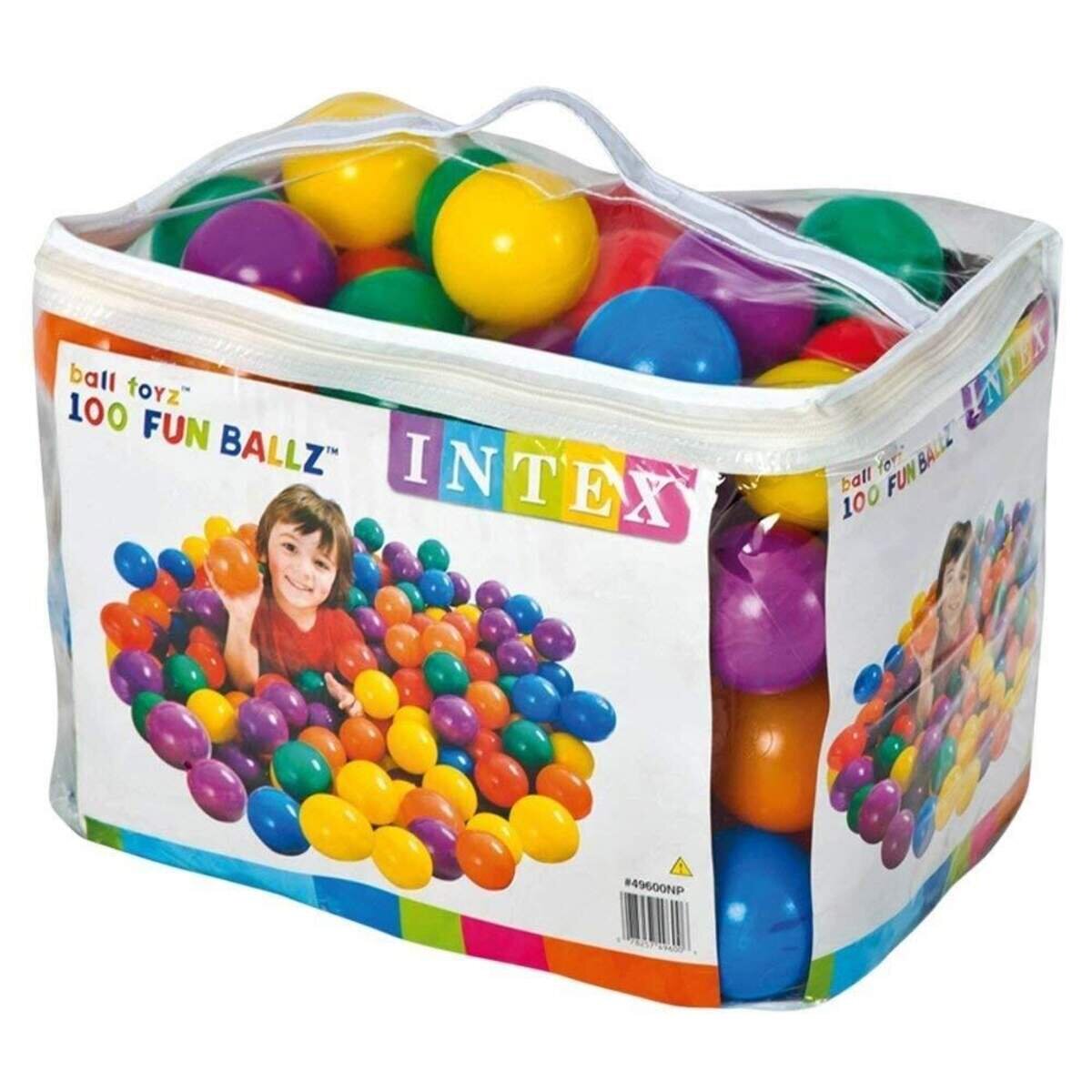 Intex Fun Balls Bälleburgenbälle Kunststoffbälle 100 Stück