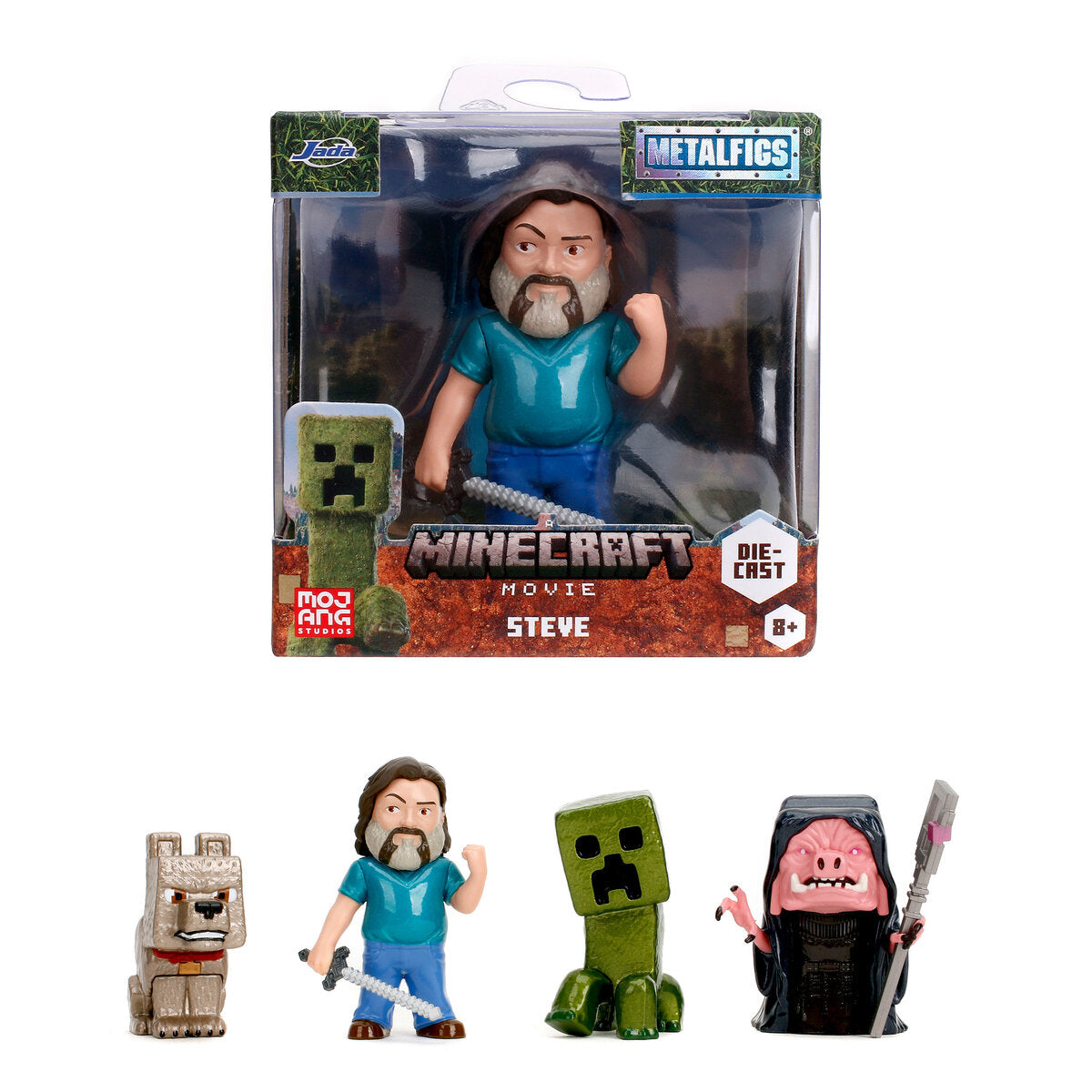 Jada Minecraft Movie Figures 2,5", Welle 5, 4-sort.