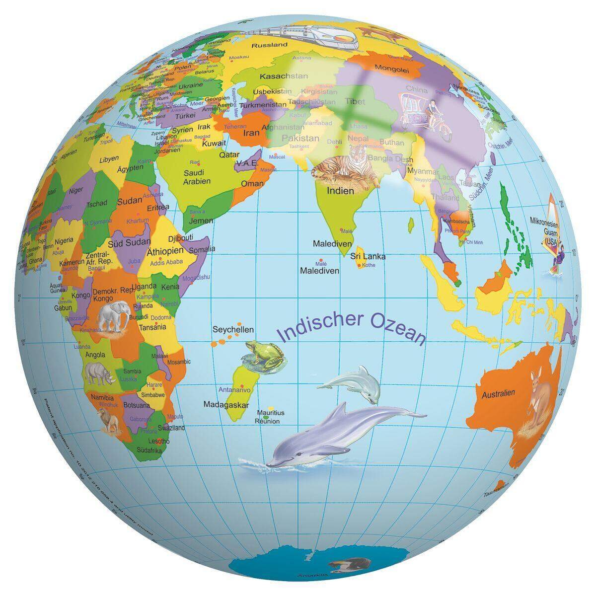 John Spielball Globus, 23 cm