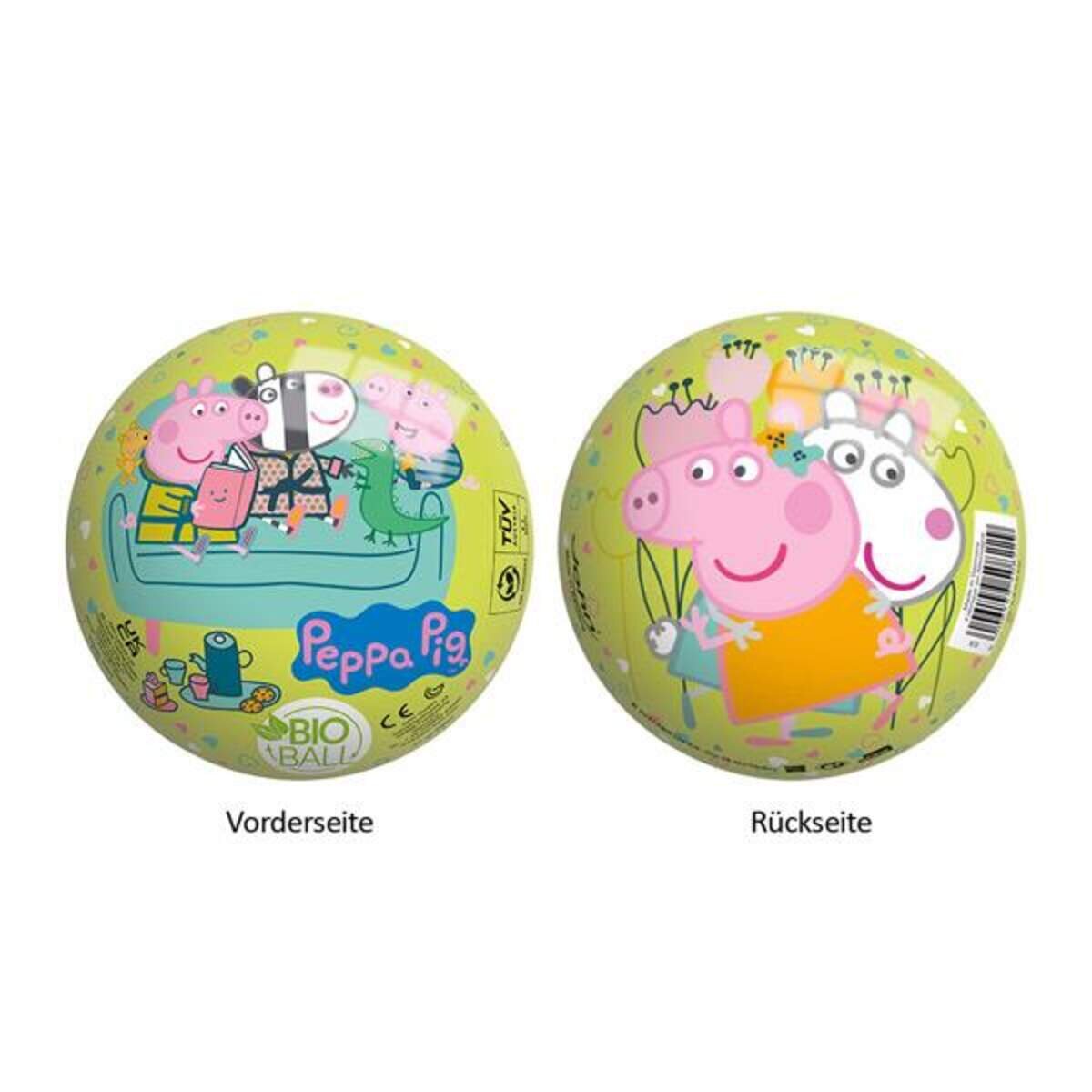 John Spielball Peppa Pig Ø13cm Bio