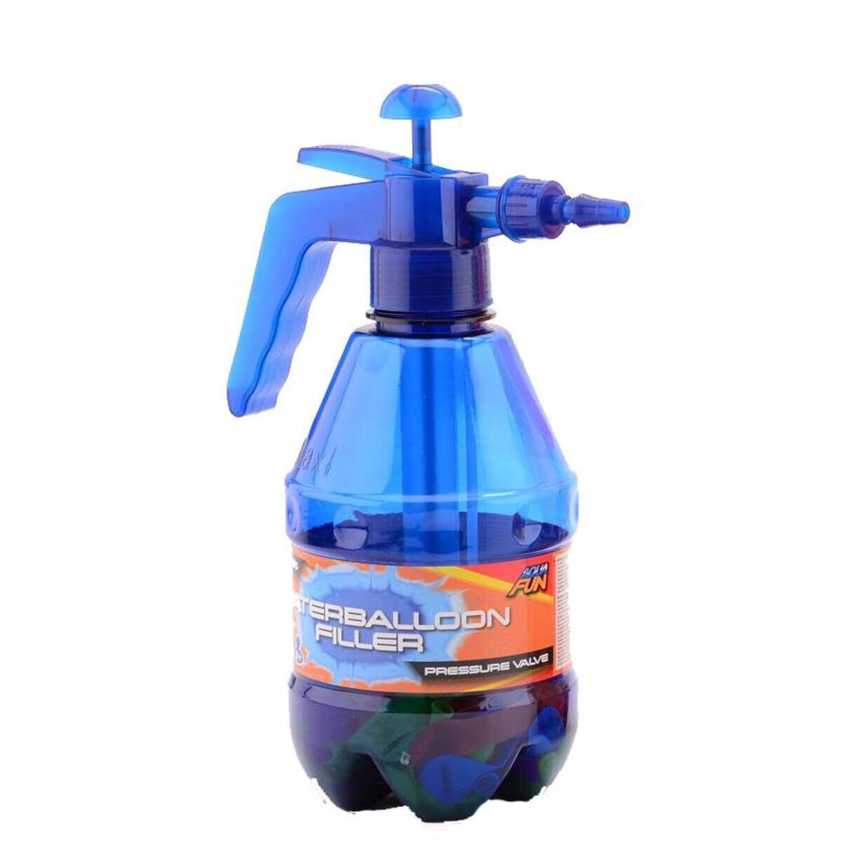 Johntoy Aqua Fun Wasserballonpumpe mit 250 Wasserbomben, sortiert