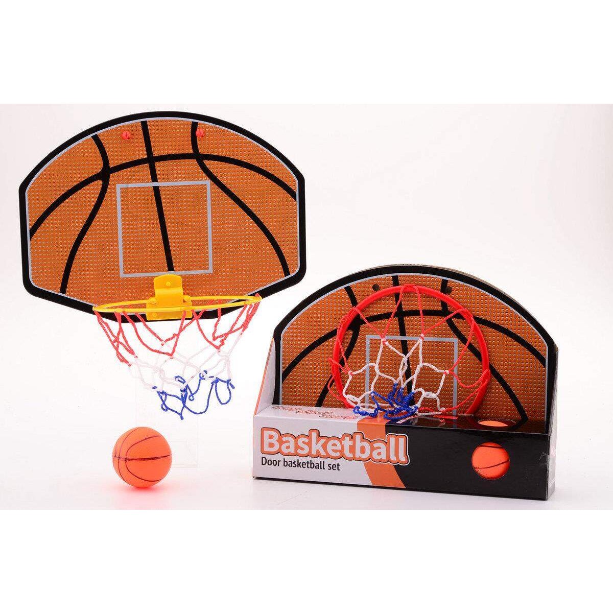 Johntoy Tür Basketballspiel mit Basketball in Karton