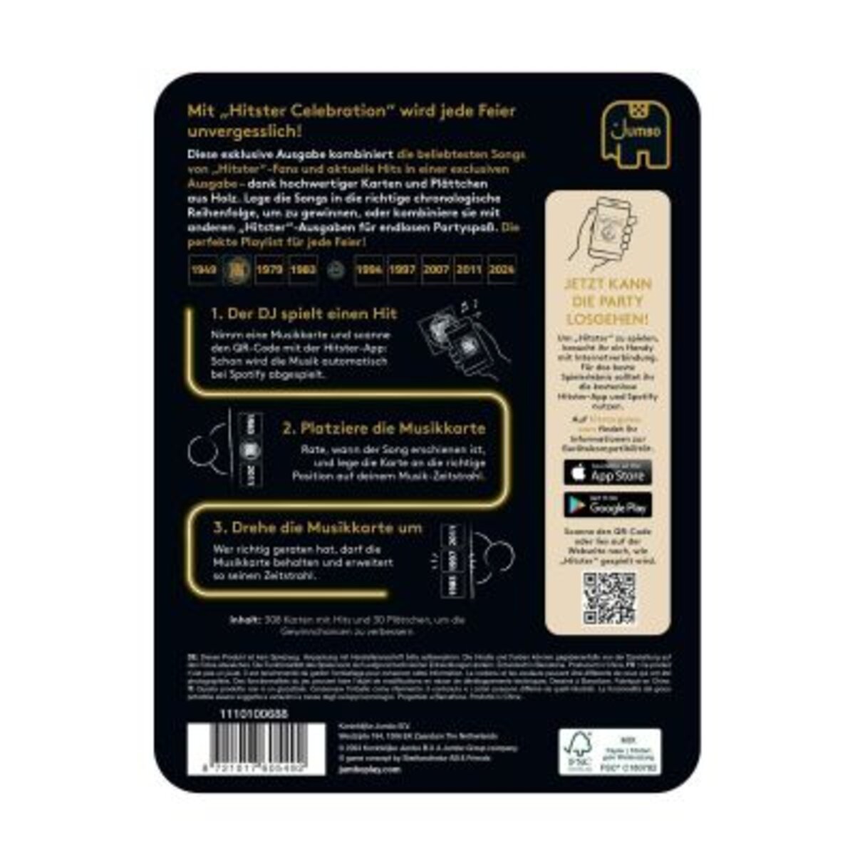 Jumbo Spiele Hitster Celebration