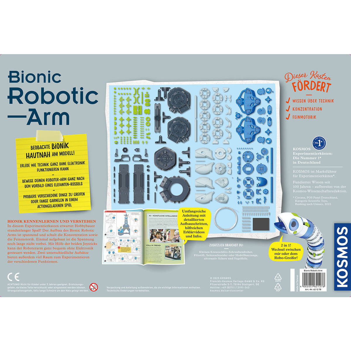 KOSMOS Bionic Robotic Arm - Der innovative Flex-Greifarm