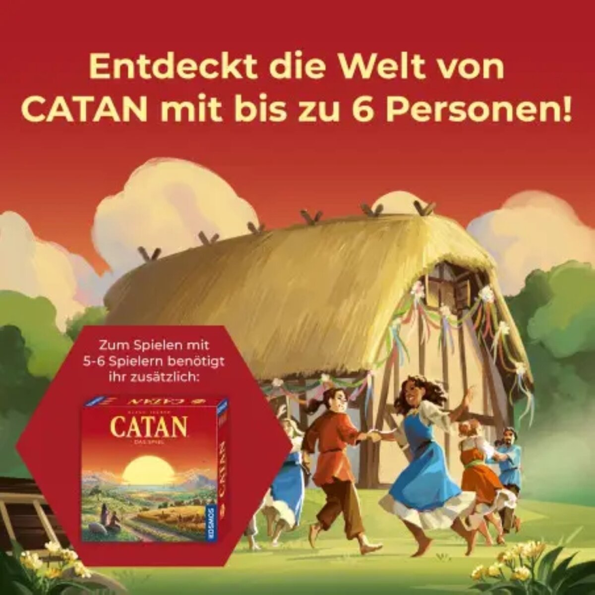 KOSMOS CATAN Das Spiel 5-6 Personen Erweiterung