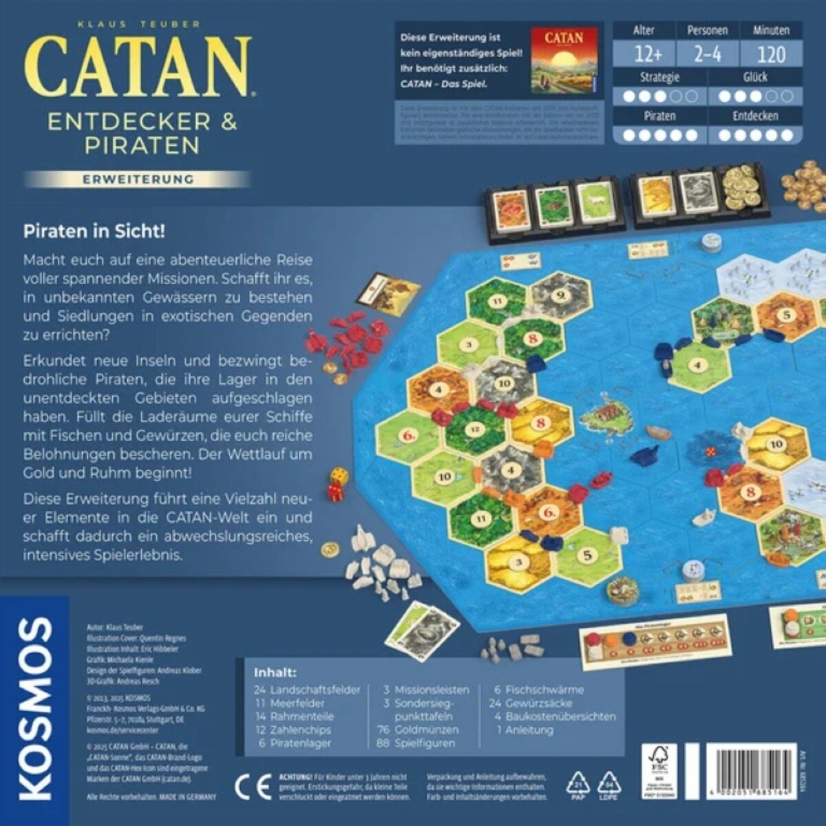 KOSMOS CATAN Entdecker & Piraten Erweiterung