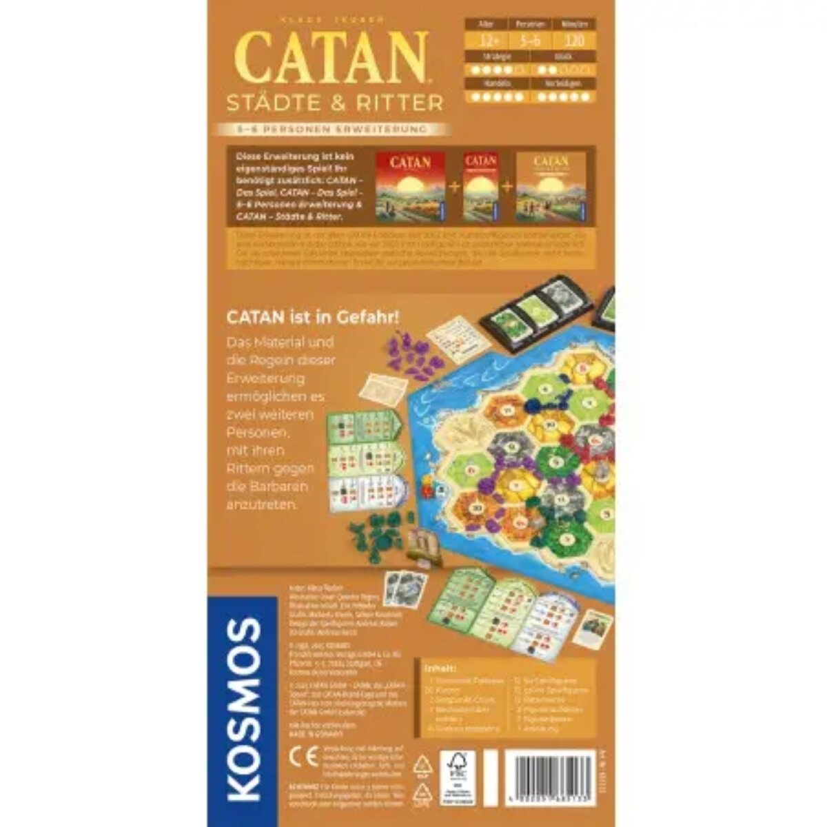 KOSMOS CATAN Städte & Ritter 5-6 Personen Erweiterung