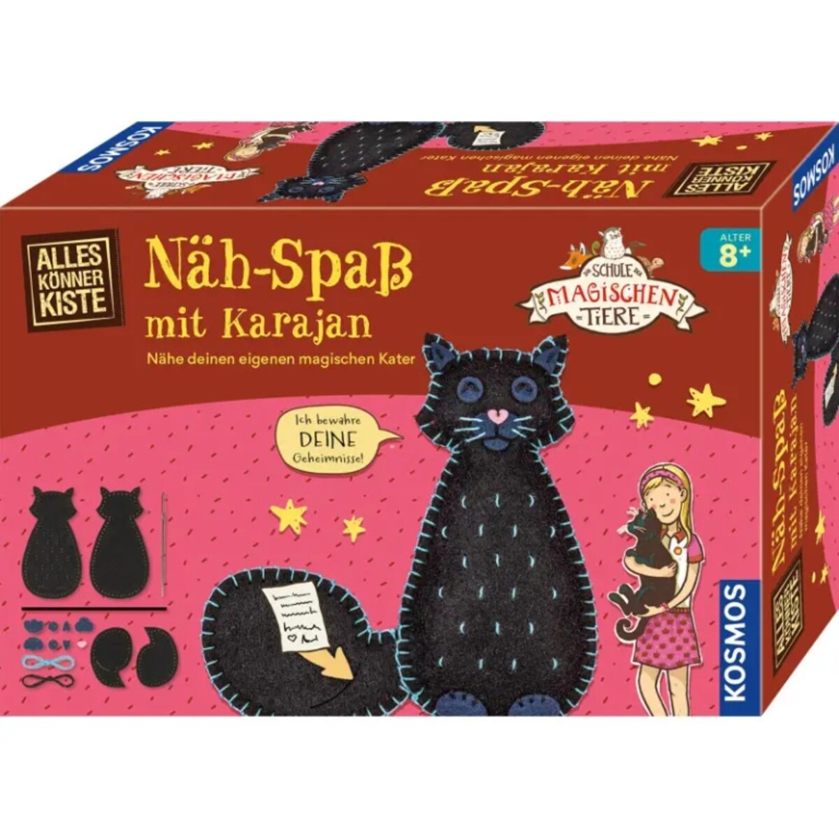 KOSMOS Die Schule der magischen Tiere Nähspaß mit Karajan